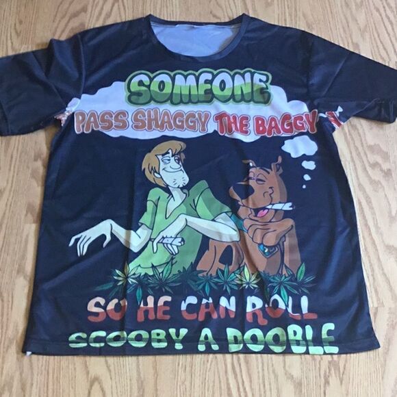 NEW unisex SCOOBY DOOBIE lightweight tee in 2 X - Picture 2 of 5